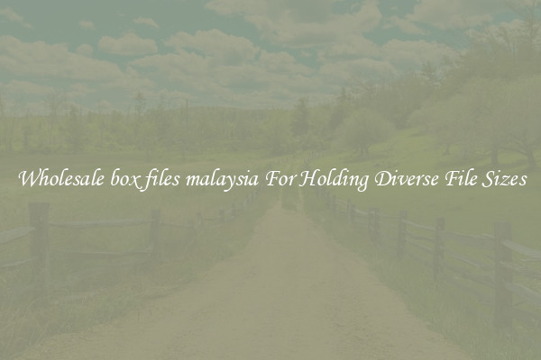 Wholesale box files malaysia For Holding Diverse File Sizes