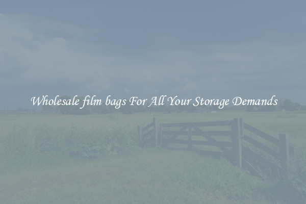 Wholesale film bags For All Your Storage Demands