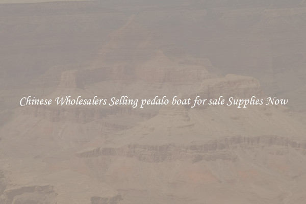 Chinese Wholesalers Selling pedalo boat for sale Supplies Now