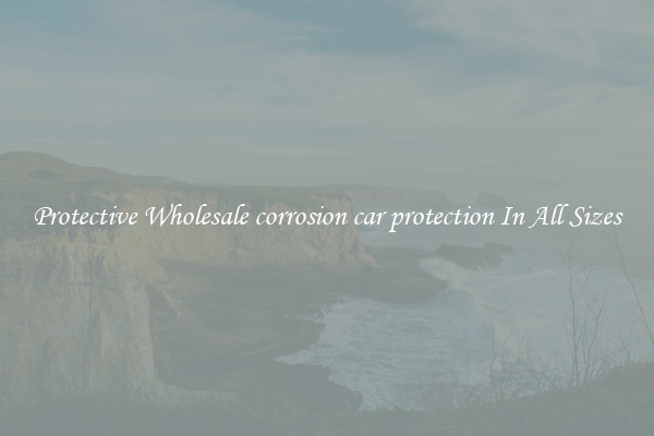 Protective Wholesale corrosion car protection In All Sizes