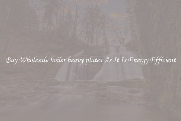 Buy Wholesale boiler heavy plates As It Is Energy Efficient