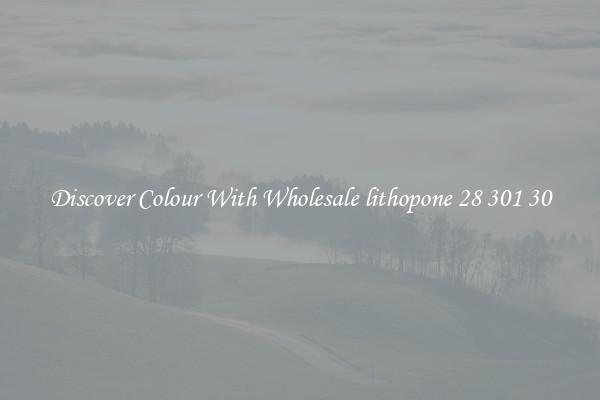 Discover Colour With Wholesale lithopone 28 301 30